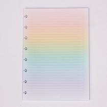 Refil Caderno De Discos Inteligente Rainbow A5-120g-8 Furos - Moreih