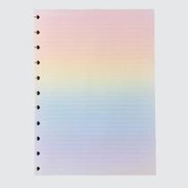 Refil Caderno Disco Grande Inteligente Rainbow-120g-11 Furos - Moreih