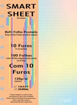 Refil Caderno Inteligente 120g 100 Folhas Colorido 10 Furos Refil Caderno Inteligente 120g 100 Folhas Colorido 10 Furos