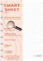 Refil Caderno Inteligente 120g 100 Folhas Pontilhado Medio M Refil Caderno Inteligente 120g 100 Folhas Pontilhado Medio M