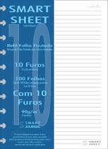 Refil Caderno Inteligente 90g 100 Folhas Pautado 10 Furos Refil Caderno Inteligente 90g 100 Folhas Pautado 10 Furos