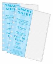 Refil Caderno Inteligente 90g 200 FLS Pauta Branca 10 Furos Refil Caderno Inteligente 90g 200 FLS Pauta Branca 10 Furos