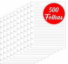 Refil caderno inteligente a5 pautado 500 folhas Refil caderno inteligente a5 pautado 500 folhas