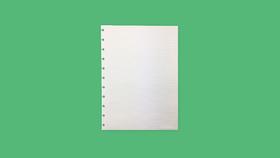 Refil caderno inteligente grande pauta branca 90g 50fls caderno inteligente caderno inteligente