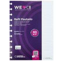 Refil caderno inteligente grande universitário pautado 90g 50fls ci Refil caderno inteligente grande universitário pautado 90g 50fls ci