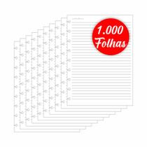 Refil caderno inteligente médio pautado 1.000 folhas