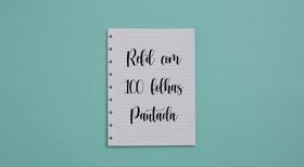 Refil Caderno Inteligente Médio Pautado Compatível 90g 100f Refil Caderno Inteligente Médio Pautado Compatível 90g 100f