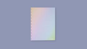 Refil Caderno Inteligente Rainbow Grande 30fls