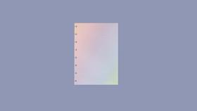 Refil Caderno Inteligente Rainbow Pautado 30 fls 120g/m² Refil Caderno Inteligente Rainbow Pautado 30 fls 120g/m²