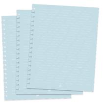 Refil caderno mini azul 4073re Refil caderno mini azul 4073re