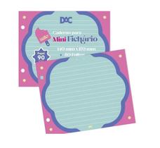Refil caderno mini fichário 80 folhas hello decoradas - dac