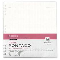 Refil Caderno Organizador 40 Fls Offset 90G Pontado 17X24