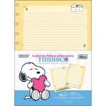 Refil Caderno Tilidisco E Inteligente Snoopy 90g 50fls