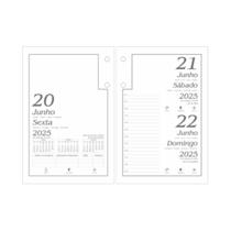 Refil Calendário de Mesa 2025 Redoma R501 Refil Calendário de Mesa 2025 Redoma R501