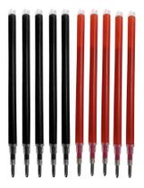 Refil Caneta Mágica Apaga Calor Tecido 05 Preto 05 Vermelho