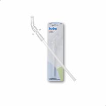 Refil Canudo de Silicone Buba com Válvula Antivazamento Substituição Higiênica e Segura