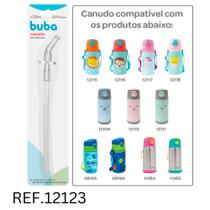 Refil canudo em silicone bebe conserta repara garrafas copos buba