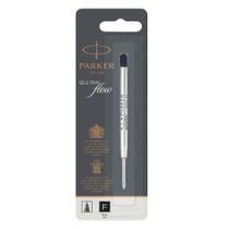 Refil Carga Esferográfica Parker Quink Flow Fina Preto