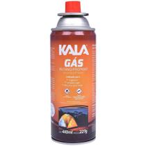 REFIL CARTUCHO GÁS BUTANO/PROPANO 410ml KALA