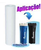 Refil Cartucho Polipropileno Filtro Caixa D Água Acqualimp 1/4 Refil Cartucho Polipropileno Filtro Caixa D Água Acqualimp 1/4