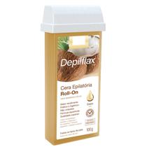 Refil Cera Depilatoria Corporal Profissional Depilação Roll On Depilflax Coco 100g Refil Cera Depilatoria Corporal Profissional Depilação Roll On Depilflax Coco 100g