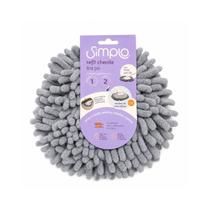 Refil chenile para mop giro fit - simplo cinza
