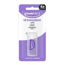 Refil cilindrico interdental 03mm power dent 6 unidades