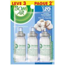 Refil Click Spray Bom Ar 12ml - Fragrâncias Flor de Algodão