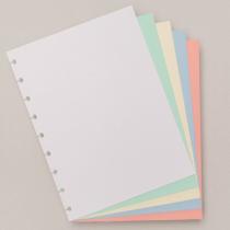 Refil Colorido Caderno Inteligente Folha Candy Color Médio