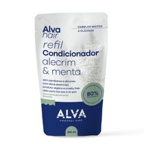 Refil condicionador Alecrim e Menta Alva 250ml: cabelos mistos a oleosos