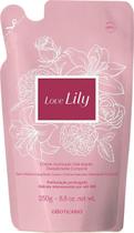 Refil Creme Acetinado Desodorante Hidratante Corporal Love Lily 250g