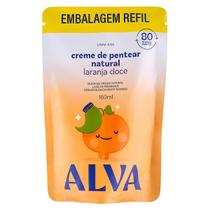 Refil Creme De Pentear Natural Infantil Laranja Doce 160ml Alva