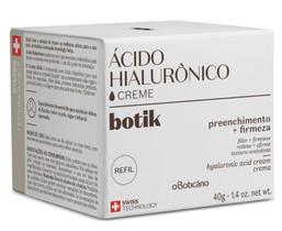 Refil creme facial firmador acido hialurônico botik 40g o boticario