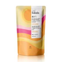 Refil Creme Nutritivo Limão Siciliano e Flor de Gardênia Tododia - 400ml - Natura Refil Creme Nutritivo Limão Siciliano e Flor de Gardênia Tododia - 400ml - Natura