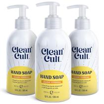 Refil de 360 ml de sabonete líquido para mãos Cleancult Lemon Verbena, pacote com 3 unidades