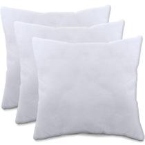 Refil De Almofada 40x40 Tres Unidades Silicone p/ capa de 35