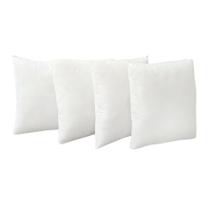 Refil de Almofada Enchimento Silicone 45X45 Antialérgico 04 Peças