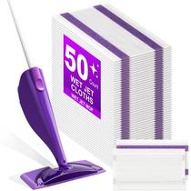 Refil de almofadas úmidas descartáveis de 50 unidades para esfregão de spray a jato úmido Refil de almofadas úmidas descartáveis de 50 unidades para esfregão de spray a jato úmido