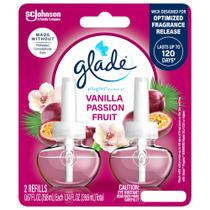 Refil de aromatizador de ambiente Glade PlugIns Baunilha e Maracujá 40 ml, 2 unidades Refil de aromatizador de ambiente Glade PlugIns Baunilha e Maracujá 40 ml, 2 unidades