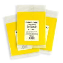 Refil de Aromatizador de Carro Jenray Super Sheet Baunilha 3 Unidades 20x18cm Refil de Aromatizador de Carro Jenray Super Sheet Baunilha 3 Unidades 20x18cm