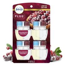 Refil de Aromatizador Elétrico Febreze Cranberry Crumble 4x25 ml Refil de Aromatizador Elétrico Febreze Cranberry Crumble 4x25 ml