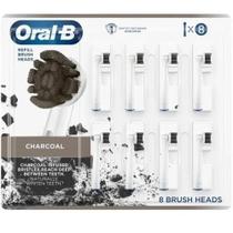 Refil De Cabeça Escova Eletrica Oral B Com Carvão pack com 8 Refil De Cabeça Escova Eletrica Oral B Com Carvão pack com 8