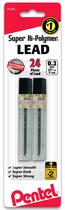 Refil de chumbo Pentel Super Hi-Polymer 0,2 mm HB 12 ct (pacote com 2) Refil de chumbo Pentel Super Hi-Polymer 0,2 mm HB 12 ct (pacote com 2)