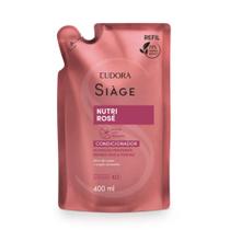 Refil de Condicionador Nutri Rosé Nutrição Raiz e Pontas 400ml Eudora Siàge