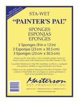 Refil de esponja Masterson Sta-Wet Painter's Pal Palette, pacote com 3
