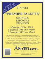Refil de esponja Masterson Sta-Wet Premier, pacote com 3