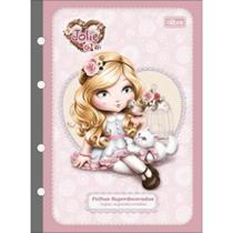 Refil De Fichario Colegial 17,7x24cm Jolie 80fls