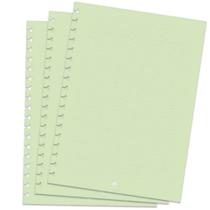 Refil de folhas caderno colegial verde dac 1818re