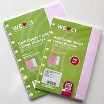 Refil de Folhas Para Caderno Inteligente, Grande, Candy Colors, 215x280 mm, 90 Gramas, 40 Folhas Refil de Folhas Para Caderno Inteligente, Grande, Candy Colors, 215x280 mm, 90 Gramas, 40 Folhas