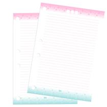 Refil De Folhas Rosa e Verde P/fichário Pequeno - Dac